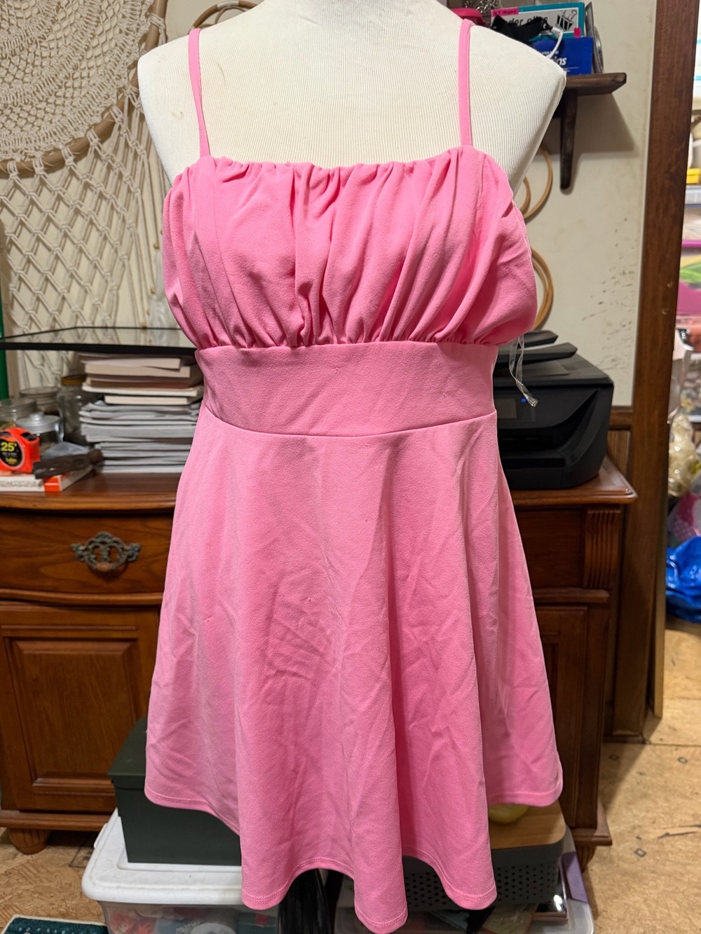 🎟️ Pink Mini Dress- XL